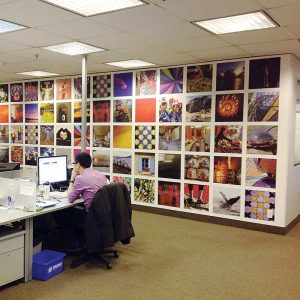 Wide-format Graphics: Digitally printed office decor by Motive Media